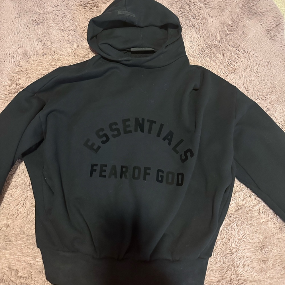 Fear of God Essentials Black Hoodie